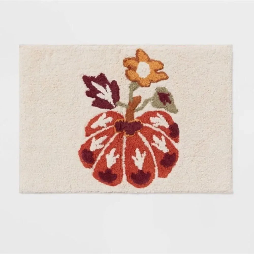 Threshold’s Pumpkin Fall Small Bath Throw Rug